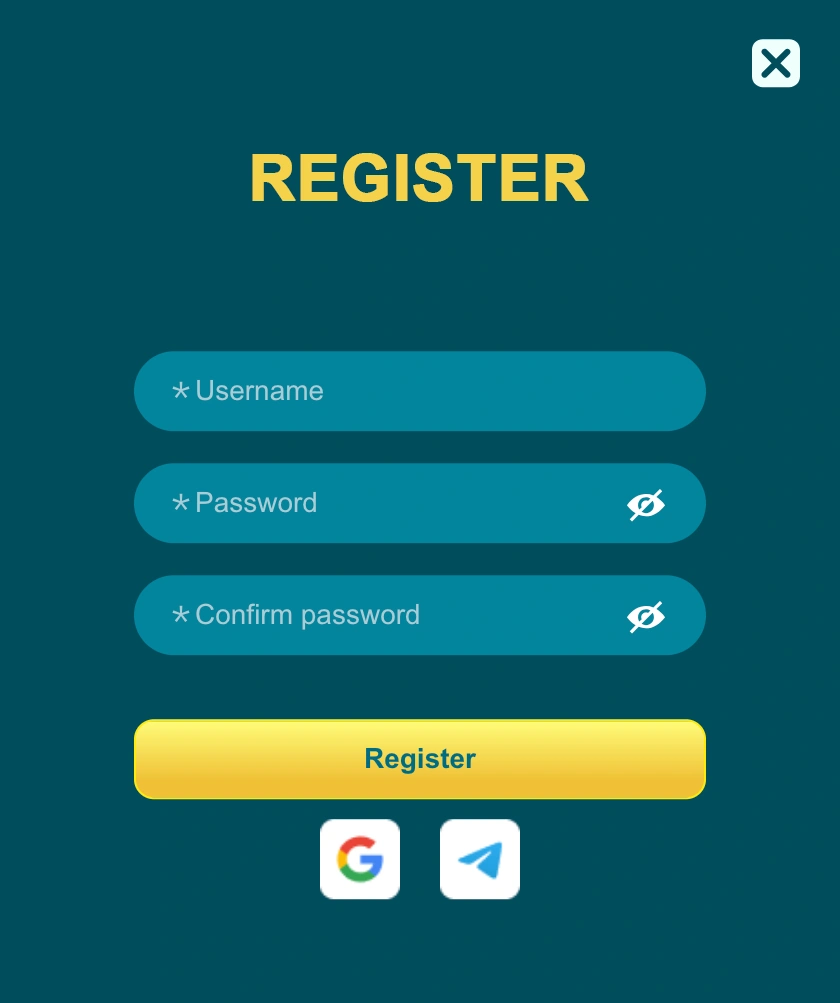 PH5566 register page with secure login system, online casino games access, and mobile app download
